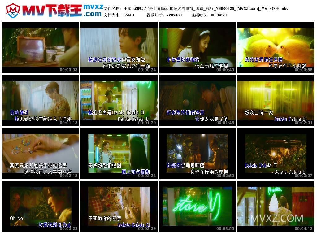 王源-你的名字是世界瞒着我最大的事情_国语_流行_YE900625